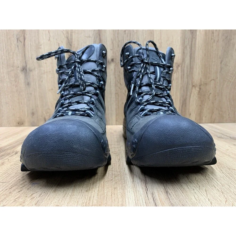 KEEN Delta Mid Waterproof Insulated Hiking Boots Men’s 10 Black 200g 12003